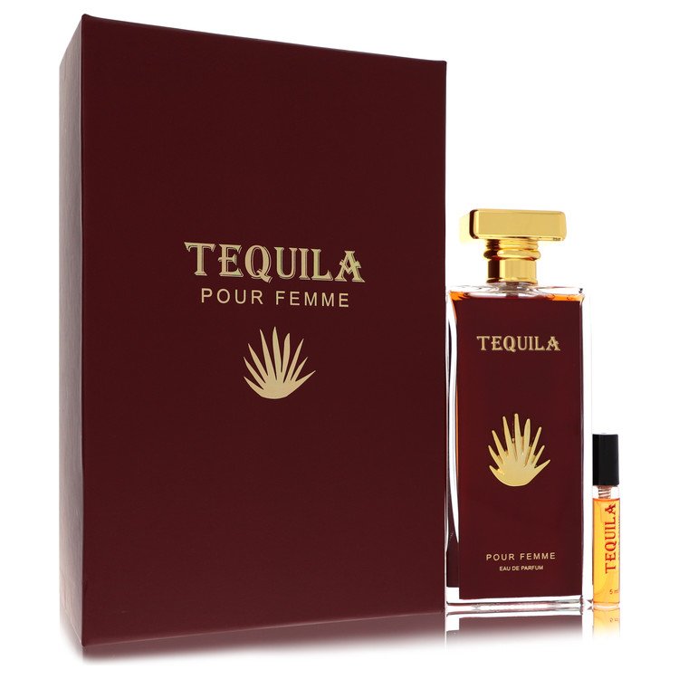 Tequila Pour Femme Red by Tequila Perfumes Eau De Parfum Spray + Free .17 oz Mini EDP Spray 3.3 oz Tequila Pour Femme Red by Tequila Perfumes Eau De Parfum Spray + Free .17 oz Mini EDP Spray 3.3 oz